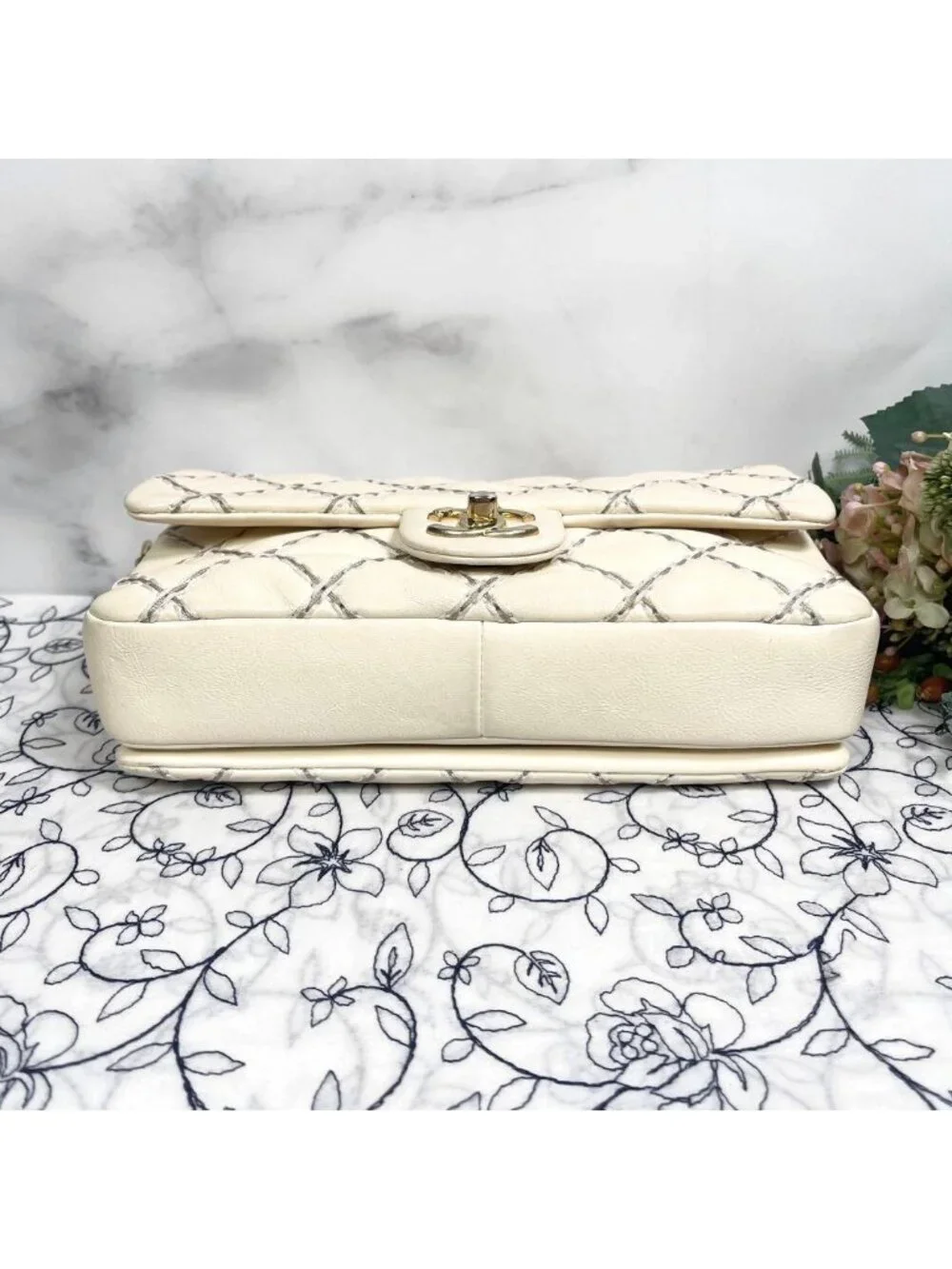 Chanel Quilted Double Flap Chain